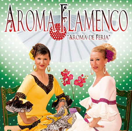 Groupe Aroma Flamenco en costumes traditionnels andalous